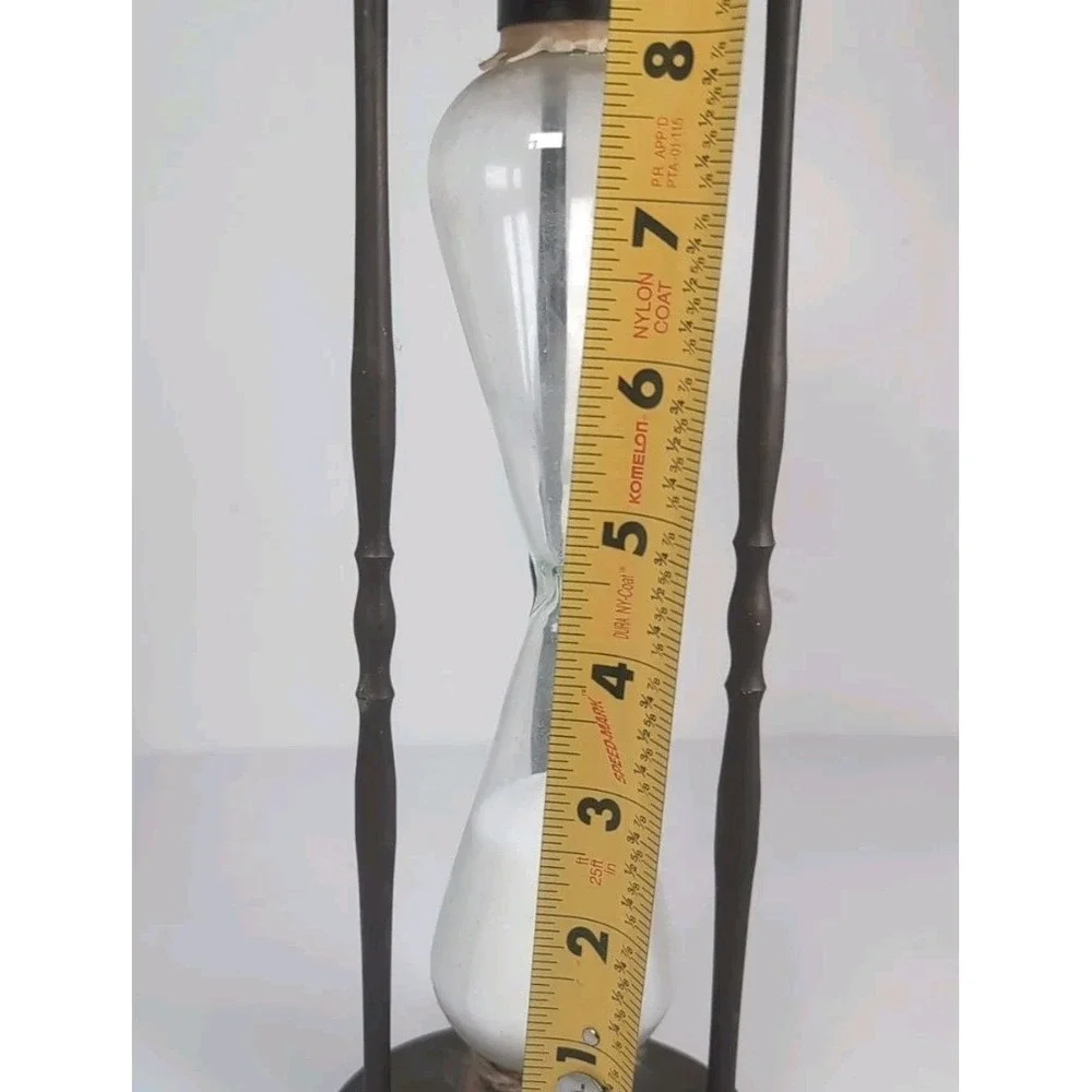 Vintage Brass Hourglass Leonard Towle 10 1/2